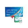 Air optics Hydraglide kontakiniai lesiai + pure moist dovana vizija optika