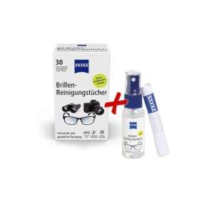 ZEISS drėgnos valymo servetėlės, 30 vnt. + purkštukas Vizija optika