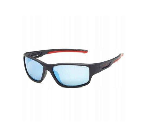 SS50051C juodi vaikiski veidrodiniai poliarizuoti akiniai nuo saules vizija optika salona