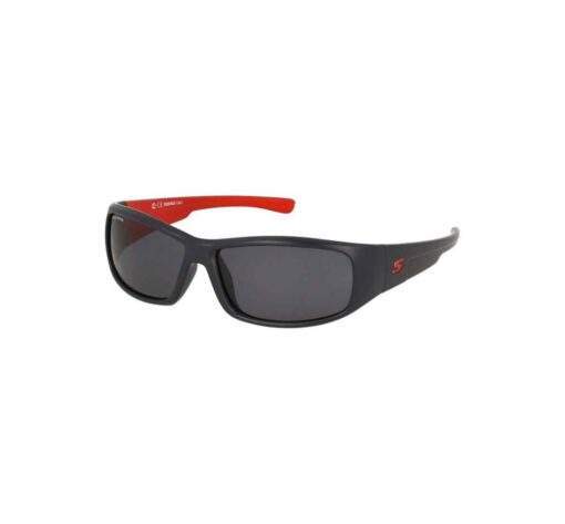 SS50062A juodi raudoni vaikiski poliarizuoti akiniai nuo saules vizija optika salonas
