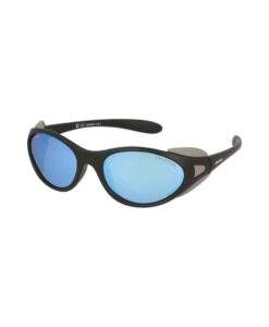 S50066C juodi su pilkomis detalemis veidrodiniai vaikiski poliarizuoti akiniai nuo saules vizija optika