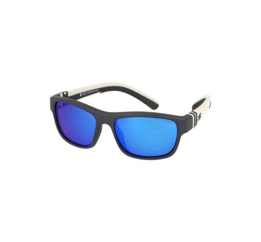 SS50074A juodi su baltu veidrodiniai vaikiski poliarizuoti akiniai nuo saules vizija optika