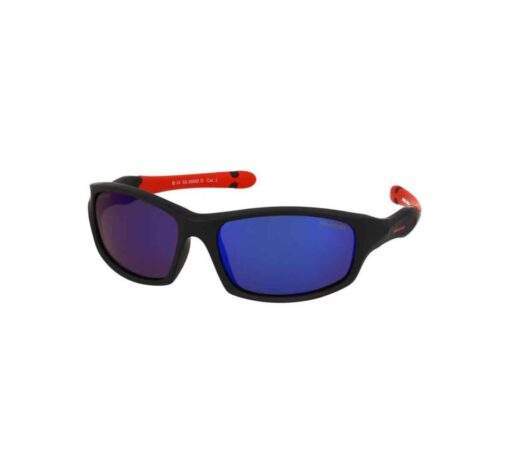 SS50082D juodi su raudonu veidrodiniai vaikiski poliarizuoti akiniai nuo saules vizija optika