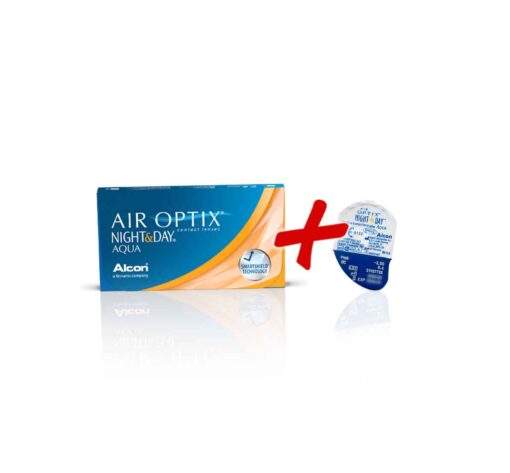 Kontaktiniai lęšiai Air Optix night and day alcon 3 + 1 dovanu vizija optika