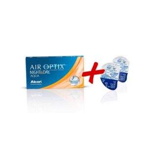 KontaktiniaI lęšiai Air Optix night and day alcon 6 + 2 dovanu vizija optika