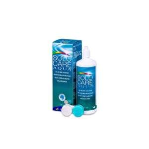 Kontaktiniai lęšiai Air Optix Night&Day Aqua, 6 vnt. + SoloCare 360ml TIK 7,40Eur Vizija optika