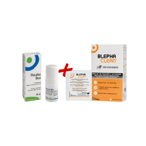 BLEPHACLEAN valamosios servetėlės + Thealoz Duo akių lašai