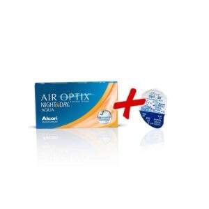 Kontaktiniai lęšiai Air Optix Night&Day Aqua, 3 +1