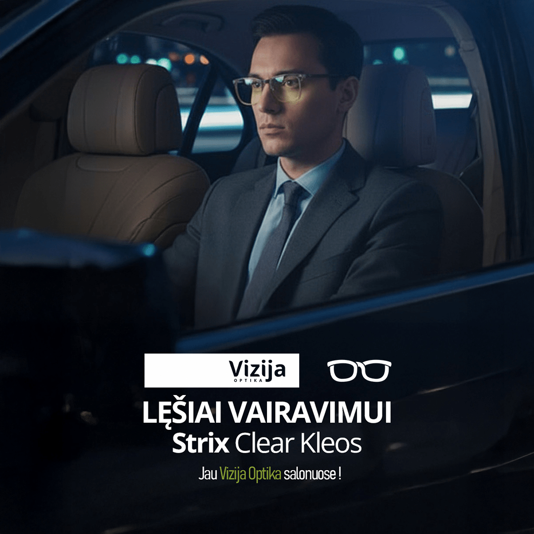 Kodėl vairavimui patariame rinktis specialius akinių lęšius